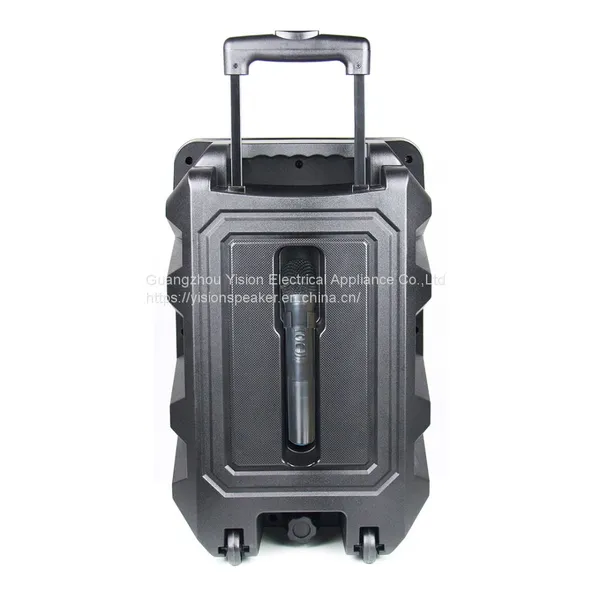 Privated Moulded Portable Trolley Speaker 12'' BK-129 photo-3