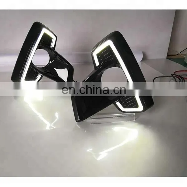 Car Accessories LED Fog Lamp Light Cover For HILUX REVO ROCCO 2018
