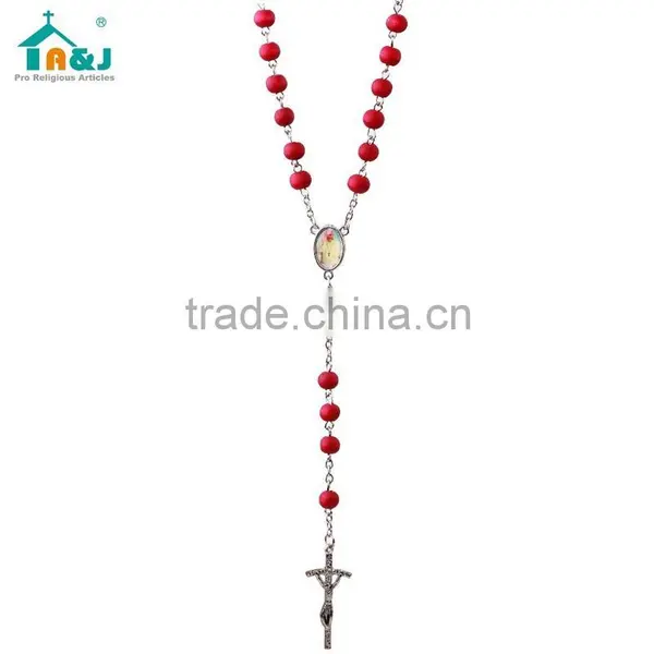 SGS Certification Wholesale Wood Rosary The Newest Religious photo-2