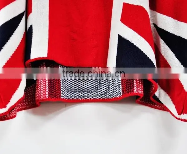 UK Flag Design Woolen Sweater Designs for Ladies photo-3