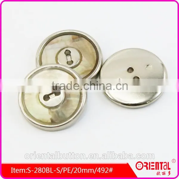 Holes Flatback Cork Base Shell Insert Garments Button photo-2