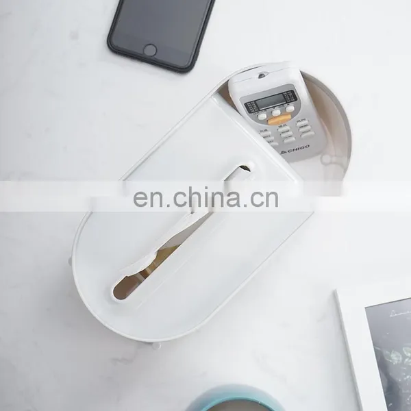 Decoration Ornament Room Napkin Tissue Box Plastic ABS Tissue Pen Remote Control Holder photo-3
