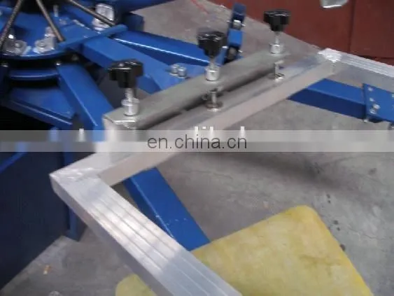 UTM650 6 Color Silk Serigraphy Manual T Shirt Carousel Screen Printer photo-2