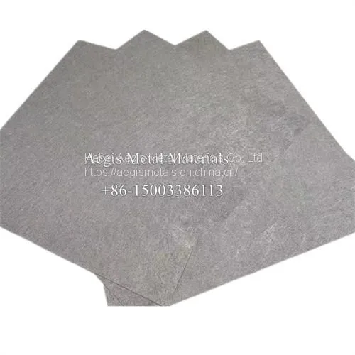 Hydrogen Fuel Cell 0.4mm 60-70% Porosity Pure Ti Sintered Titanium Felt photo-3