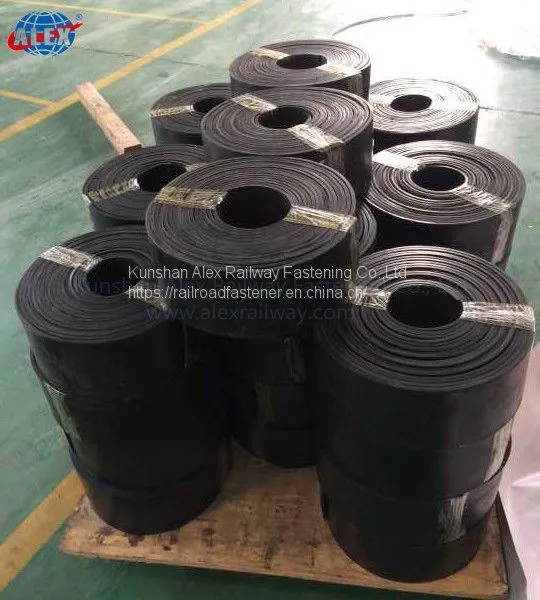 Crane Rail Elastic Pad in Roll Against Vibration and Structure-borne Noise