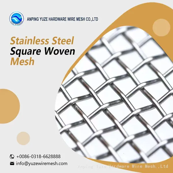 Stainless Steel Square Woven Mesh photo-2