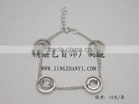 Rings Bracelet in Sterling Silver--OEM