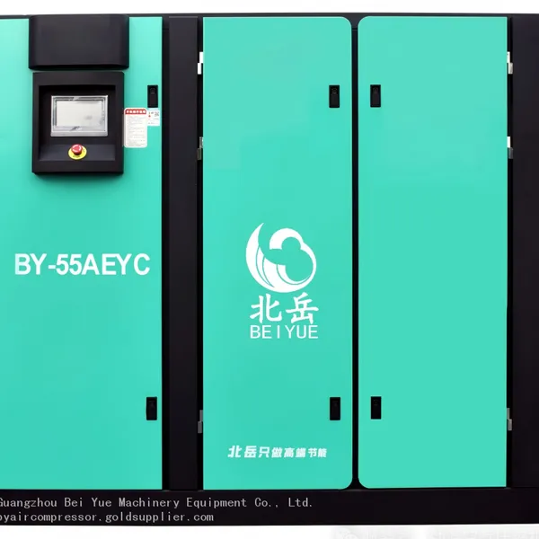 BY55KWDouble Screw. Double Stage Compressed Air Compressor.10m3/min 6-8barMore Energy-efficient. photo-3