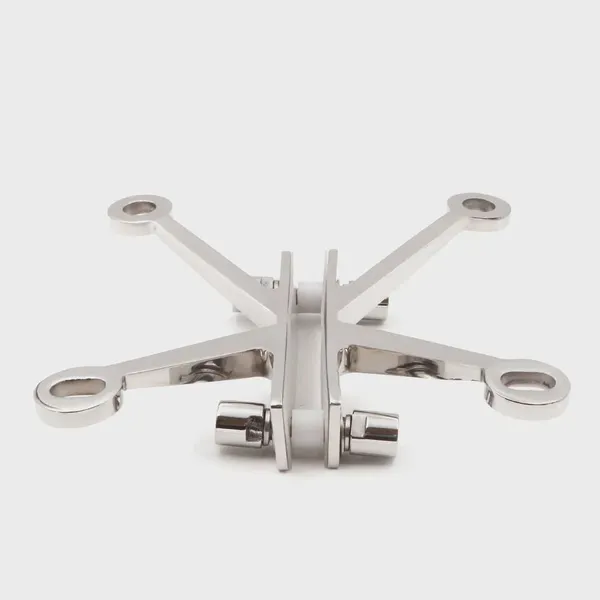 SS304 Glass Spider 3 Way Arm 200mm for Shopping Mall Entrance Canopy Heavy Duty photo-2
