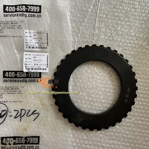 ORIGINAL SDLG PRESSURE PLATE 4110000367104 APPLY FOR SDLG MOTOR GRADER G9180 G9190 G9200 photo-2