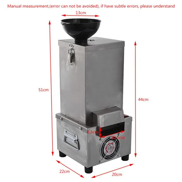 Mo-Qdmech Knoblauchschälmaschine GS123 Edelstahl Trockenknoblauchschäler für den Einsatz in Restaurants, Hotels, Gastronomie und Küchen
