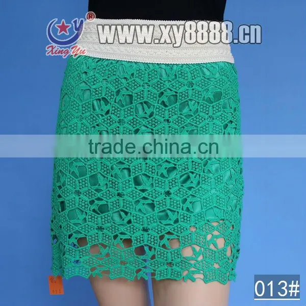 Xinyug Manufacturer Chemical Lace Crochet Short Skirt photo-2