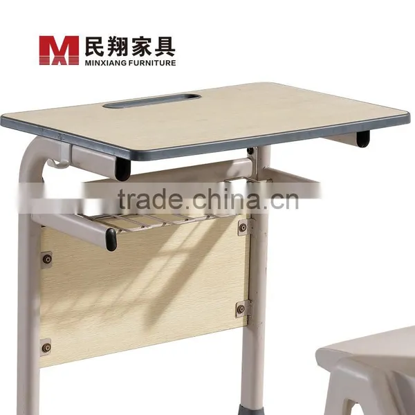 High Quality Single School Desk And Chair/classroom Desk And Chair/metal School Furniture photo-3