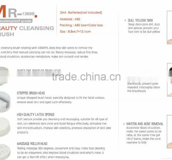 Christmas Gifts Best Selling Skin Care Tool Face Wash Cleansing Brush photo-3