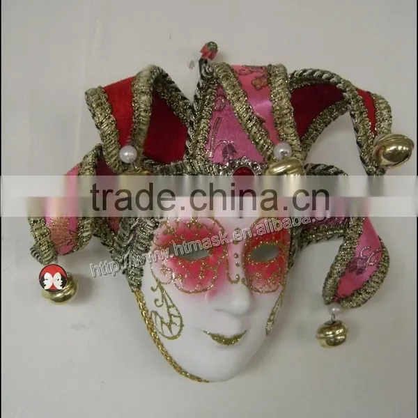 Home Decoration Mask Very Funny Hand Craft Antique Dacron Lacquer Small Decoration Unique Gift Mask photo-2