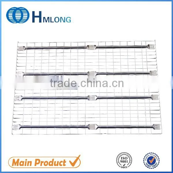 Flare welded galvanized metal storage wire decking rack for decks