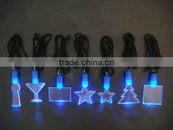 2014 Novel Design LED Necklace/ Plastic Necklace