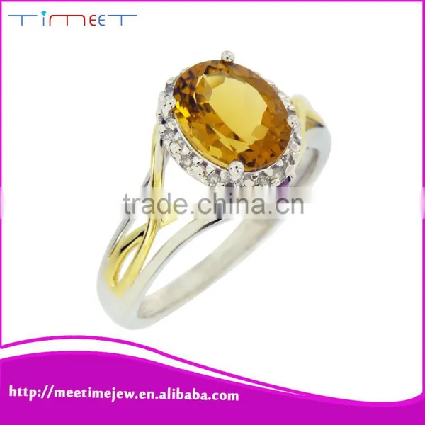 2015 Well-built Fashion Women Top-level 925 Silver Diamond Ring photo-2