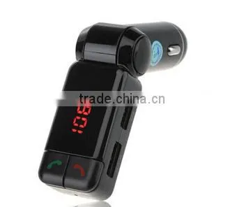 BC06 On-board Mp3 Bluetooth Hands-free Phone Car Charger USB FM Transmitters Double USB Interface2015 photo-6