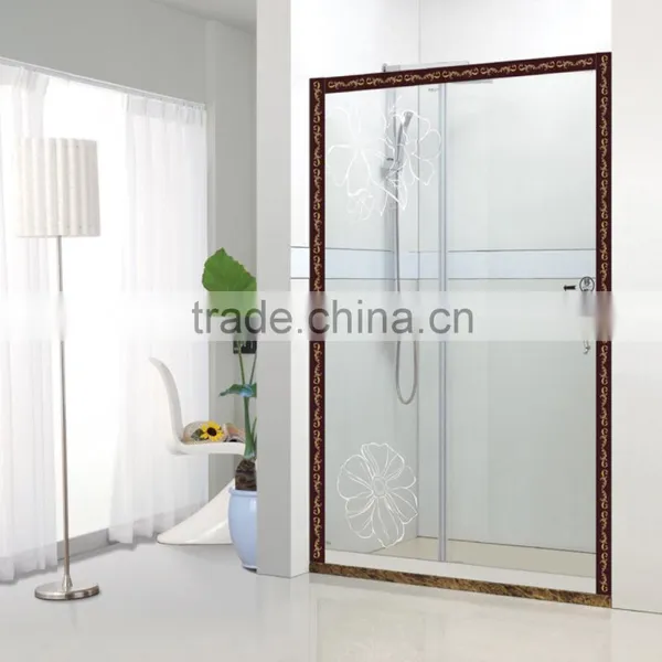 Customized Size Tempered Galss Sliding Shower Screen photo-5