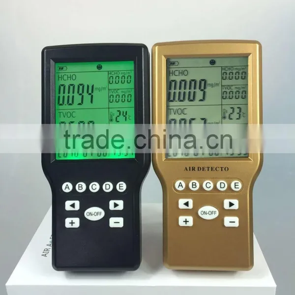 Indoor Portable HCHO Pollution Detector With Temoerature Sensor and Humidity Sensor Co2 Sensor