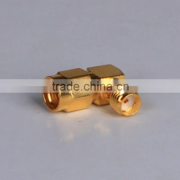 SMA Right Angle Male and Female Electrical Brass Connector photo-3