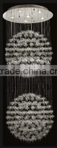 Pendant Light LED Top K9 Crystal Round Ball Light photo-2