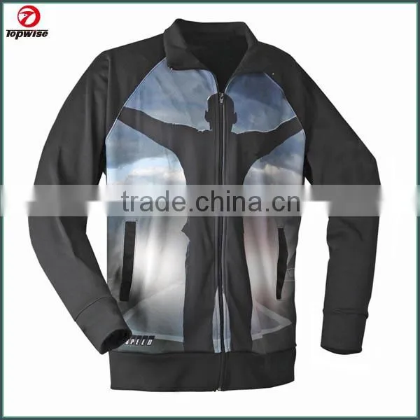 Sublimated Warm Up Jacket Heavyweight Winter Men Jacket