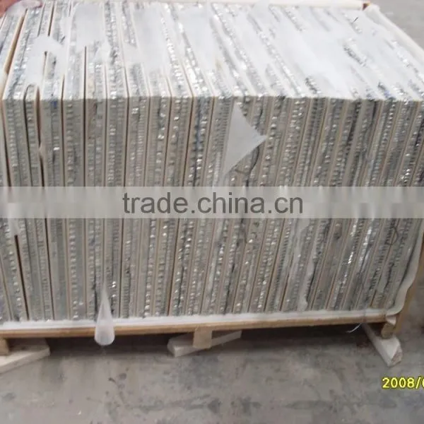 Egyptian Yellow Marble+aluminum Comb Composite Tiles photo-4