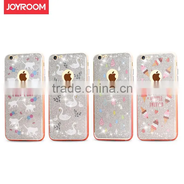 Original Joyroom Flash Bling Diamond Case for IPhone 6Plus 6s Plus Sweet Series Soft TPU Rubber PC Back Case MT-5798 photo-2