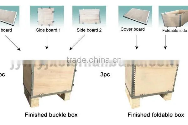 No Nail Foldable Plywood Box Manufacturer