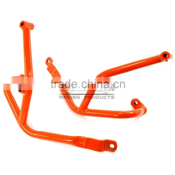 BJ-FG-KT001 Motorcycle Orange Frame Crash Bars Guard Protector for KTM DUKE 390 photo-2