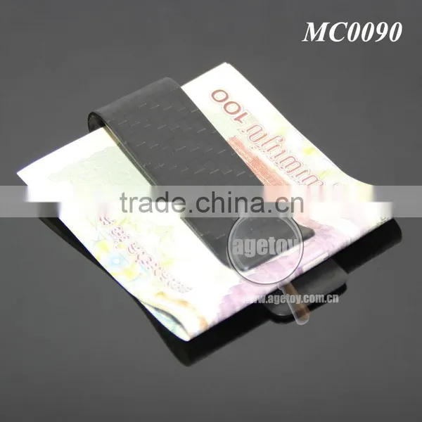 Box Packing High-grade Aristocratic Family 100% Real Matt Color Carbon Fiber Money Clip Wallet photo-2