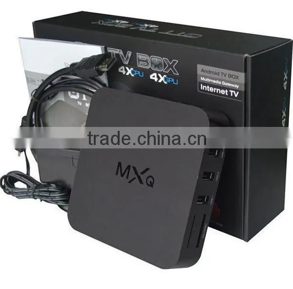 MXQ Amlogic S805 XBMC Media Player Quad Core Android 4.4 Smart TV BOX H.265 1080p 1G 8G Media Android Box photo-2