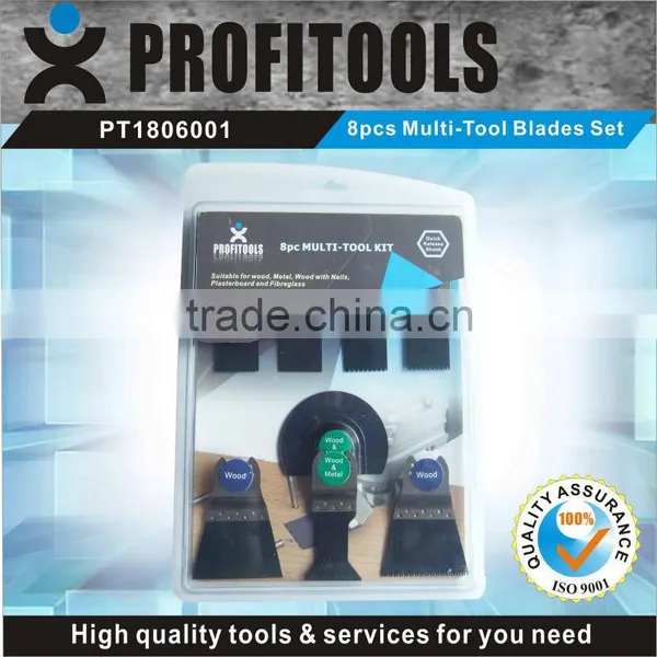 8pcs Oscillating Multi Tool Saw Blade Set