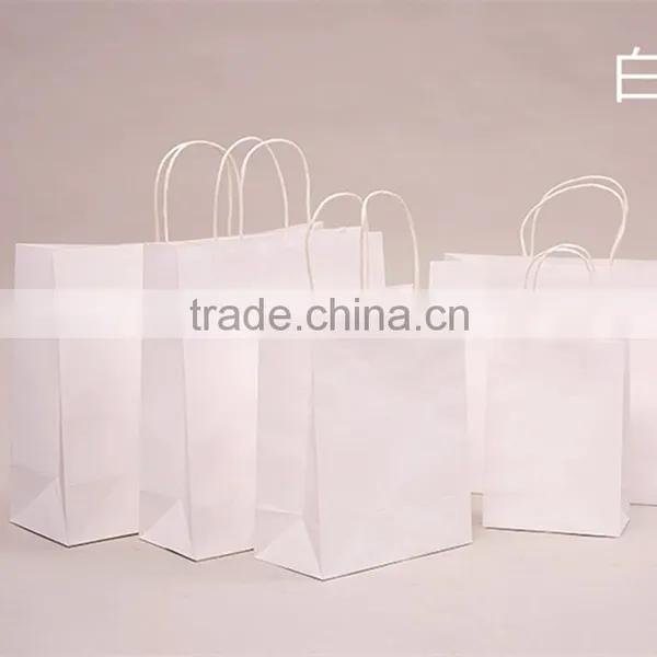 2016 Hot Sales Flat Handle Kraft Paper Bag photo-6