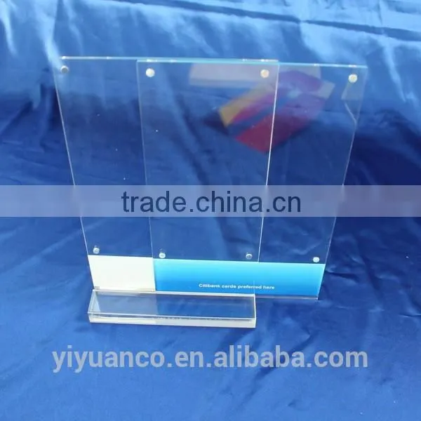 New Products Acrylic Brochure Holder, Acrylic Magnetic Sign Holder, Acrylic Tent Card Holder photo-2
