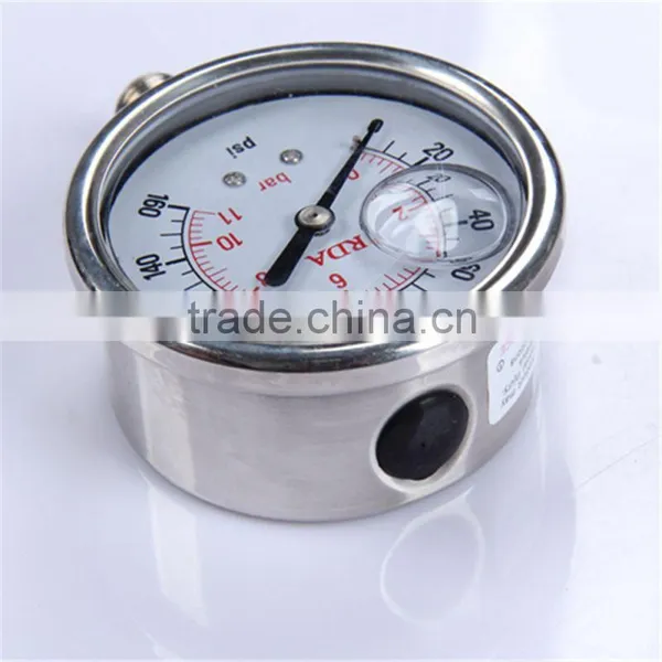New Design Durable Light Weight Easy To Read Clear Led Double Needle Pressure Gauges photo-4