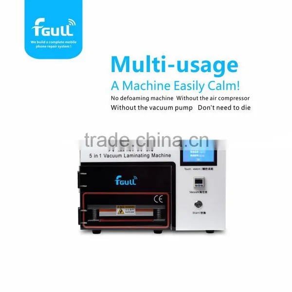 LCD Repair Machine Touch Times Latest Upgrade 5 in 1 OCA Vacuum Laminating Machine With Touch Screen, Built-in Pump+Compressor photo-5