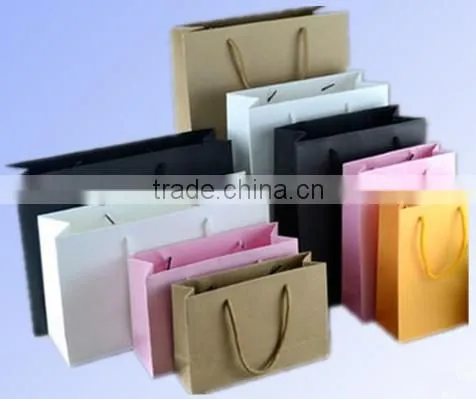 New Fancy Custome Logo Printed Shopping Paper Bag With Handle photo-4