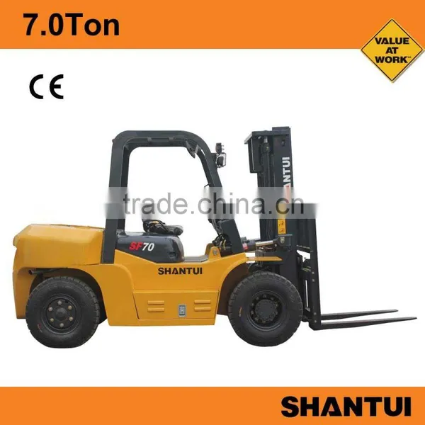 7 Tons Forklift With Fork Spacing
