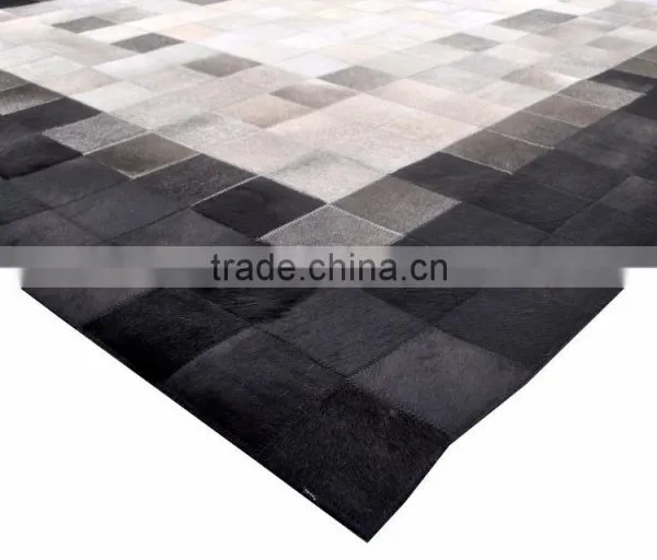 Hair-On Cowhide Leather Carpet M-113 photo-2