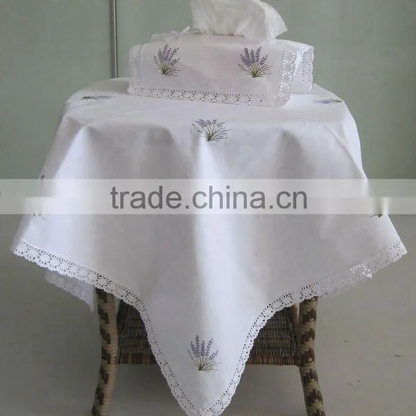 Embroidered Tissue Cover