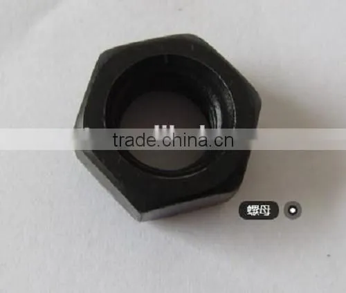 Black Hex Nuts DIN934 Fastener Low Carbon Steel 4.8 photo-2