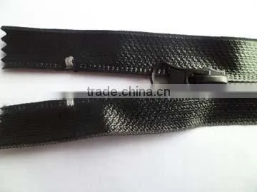 7# Nylon Waterproof Zipper Fastener Close End With Painted Auto-lock Thumb Slider Back Side Slider Rain Wear Coate Zipper photo-2