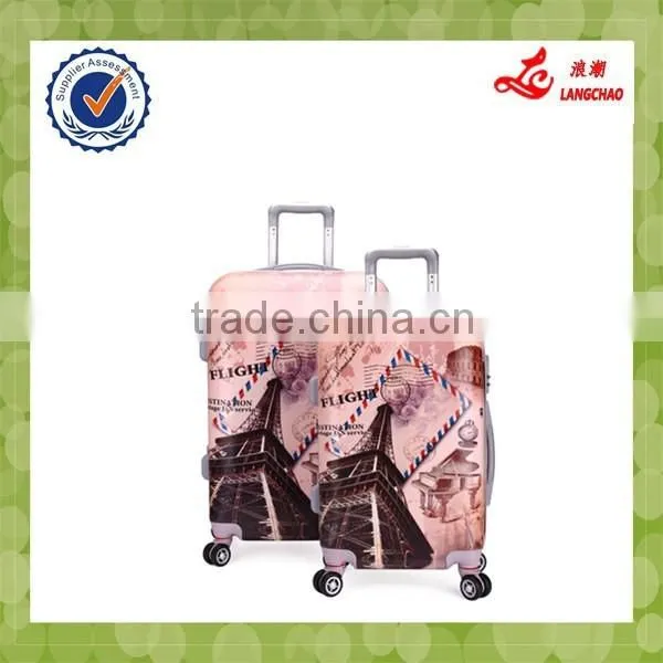 2015 Hot Sell Four Wheels Hard Abs pc Luggage photo-3