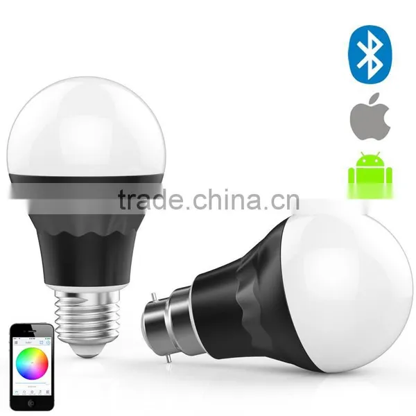 Music Alarm Group Bluetooth LED Bulb Smart Lighting Dimmable Lights B22 Bayonet Cap