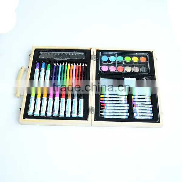 2015 New Product Hot Sales Beautiful 68pcs Drawing Art Set In Wooden Case For Kids Gift photo-4