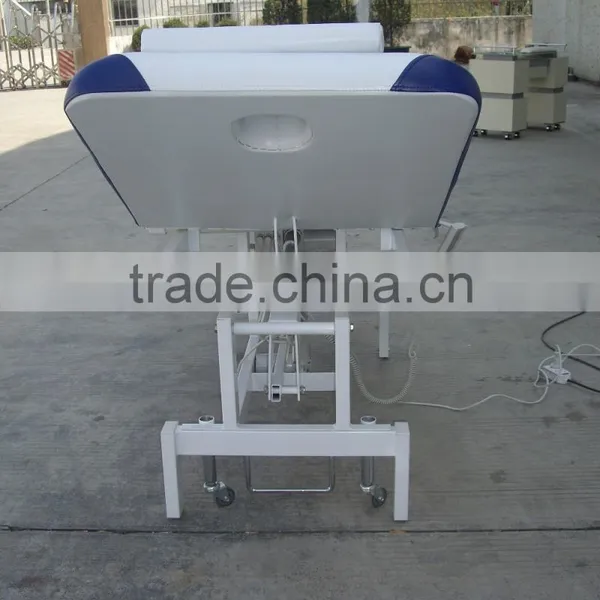 Fashion Beauty Salon PU/PVC Up-down Spa Electric Facial Bed photo-4