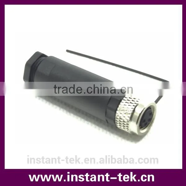 INST M8 3P/4P M16 Self-locking Male and Female Waterproof Connector photo-2